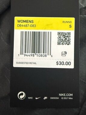 Nike Tempo Dri-FIT Running Shorts Gray Black Women’s Small NWT